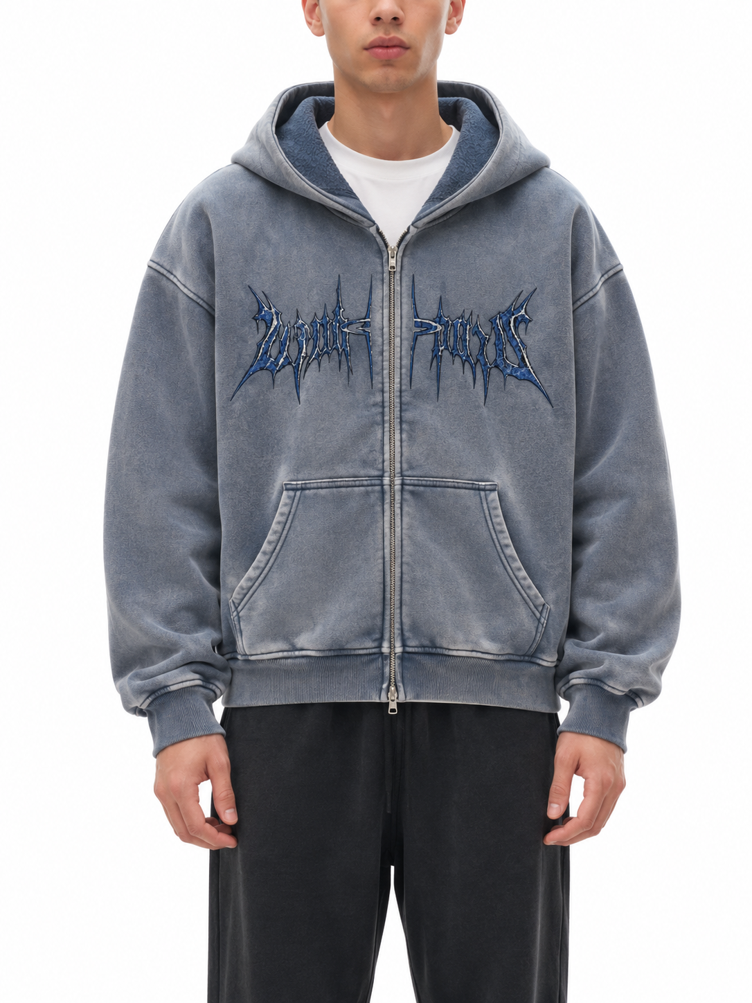 DISASTROUS ZIP-THROUGH HOODIE