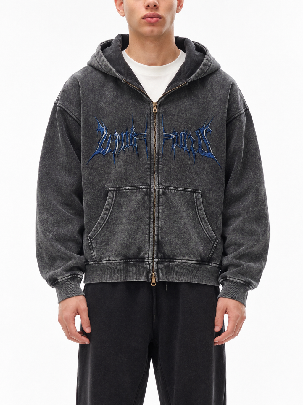 DISASTROUS ZIP-THROUGH HOODIE