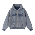 DISASTROUS ZIP-THROUGH HOODIE
