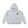 DISASTER WORLD FULL-ZIP BOXY HOODIE